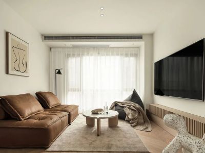 鹿园华府82平现代风格二居室装修案例