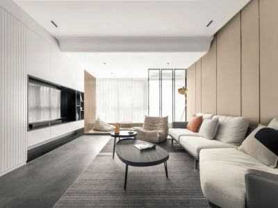 华润置地·未来城市118平现代风格三居室装修案例