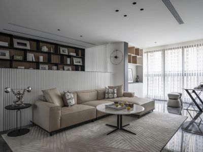 力高·君御世家112平现代风格三居室装修案例