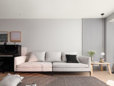 中交丽景100平米北欧简约三居室装修案例