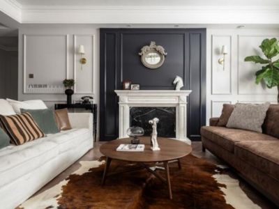 汇尚园120平现代轻奢风格装修案例