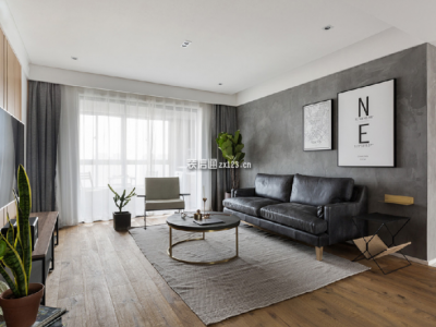 恒大都汇华庭135平现代简约风格装修案例