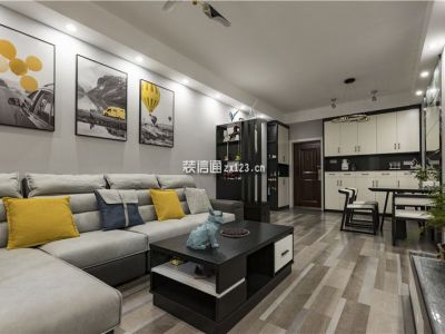 凯德世纪名邸108平现代简约风格装修案例