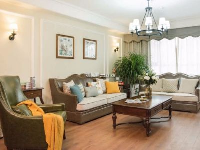 光华逸家135平美式经典风格装修案例