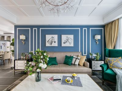 四季松湖165平方四室现代装修案例