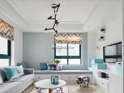 鑫苑鑫都汇88平现代简约风格装修案例