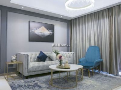 汇彩园106平现代简约风格装修案例