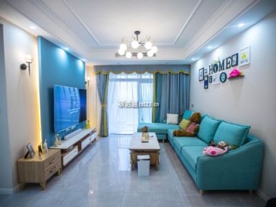 地铁首座82平现代简约风格装修案例