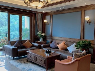 青秀城142平美式经典风格装修案例