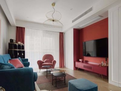 北投荷院欧式风格128平装修案例