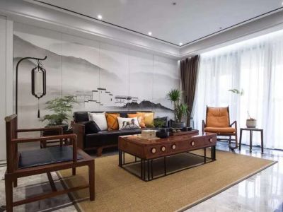 荣顾书香门第中式风格158平装修案例