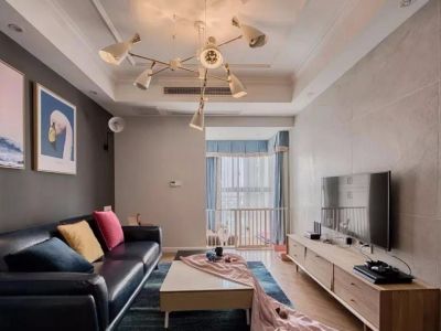 南宁恒大悦龙台北欧风格85平装修案例