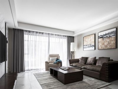 凯旋1号上水湾现代风格161平装修案例