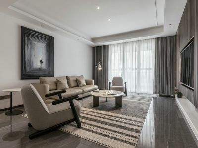 万科城混搭风格120平装修案例