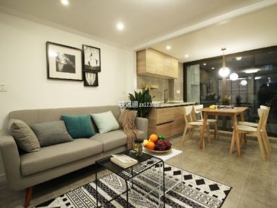 保利春天花语75平现代简约风格装修案例