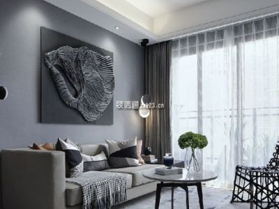 华润国际社区112平现代简约风格装修案例