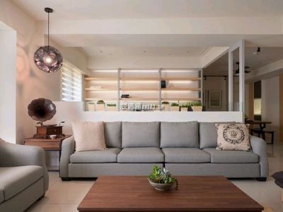 人居天府汇城122平现代简约风格装修案例