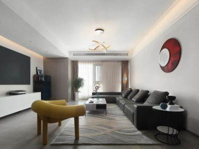 德润·香山府现代风格123平米装修案例