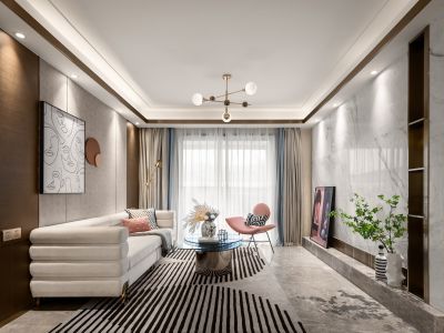 永合鼎泰丰简欧风格130平米四居室装修案例