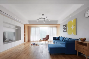 [青岛金匠共享装饰]128㎡北欧风五居室，简单装修也很高级！