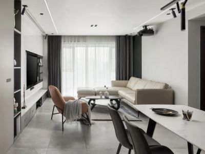 俊发城北欧风格106平米装修案例