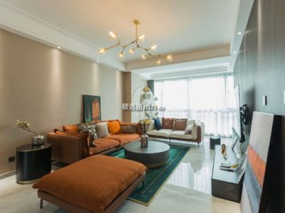 锦东庭园122平现代简约风格装修案例