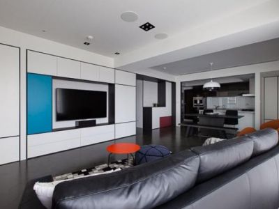 塔子山壹号122平现代简约风格装修案例