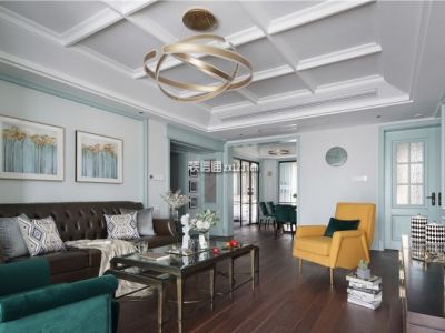 万科金色城市125平现代轻奢风格装修案例