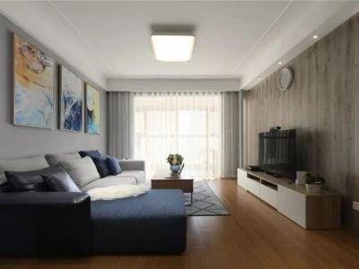 华润悦府108㎡三居室北欧风格装修案例