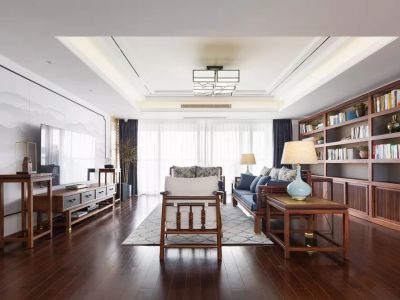 文教城280㎡四居室中式风格装修案例