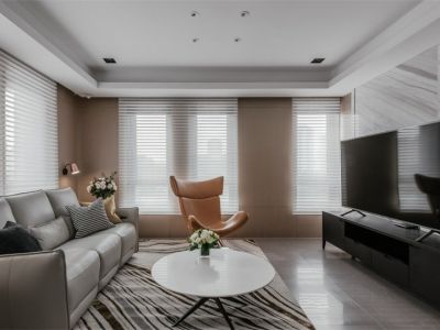 振业启航城现代风格133平装修案例