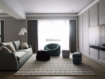 锦尚天华86平现代简约风格装修案例