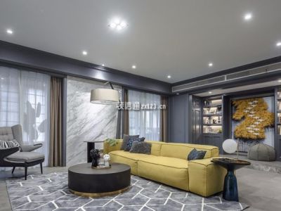 世豪瑞丽122平现代简约风格装修案例