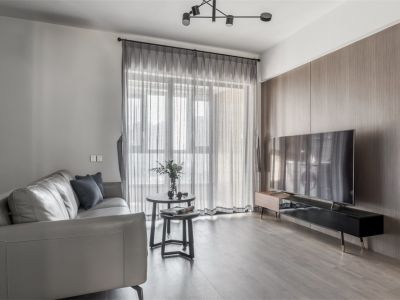 建发央著简约风格110平装修案例