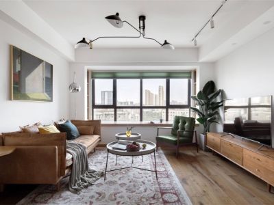 东方尊府混搭风格121平装修案例