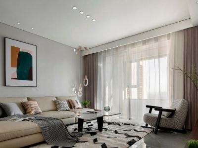 龙光玖珑华府现代风格130平装修案例