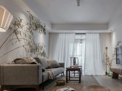 文景雅苑中式风三居室112平米设计图案例