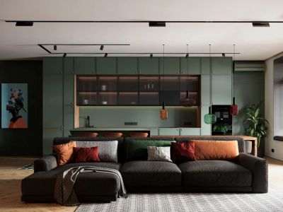 红星海世界观170平方四室现代装修案例