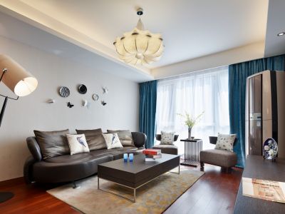 凯旋1号上水湾新中式风格181平装修案例