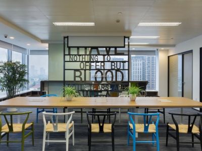 1500平办公室装修案例