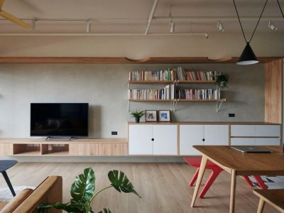 四季和风雅园简约风格81平米装修案例