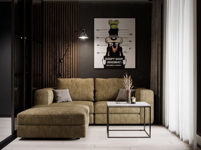 龙湖首开湖西星辰现代风格105平米装修案例