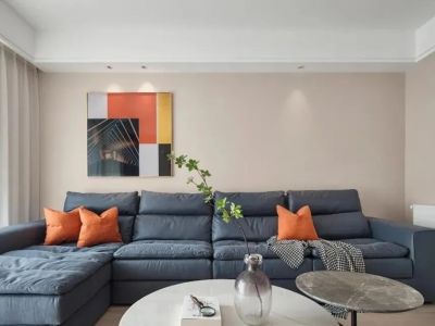 辉映时代花园现代风格122平米装修案例