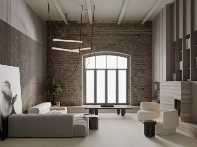 世茂御龙海湾230平方别墅简约装修案例