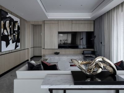 融信·海月平江现代风格125平米装修案例