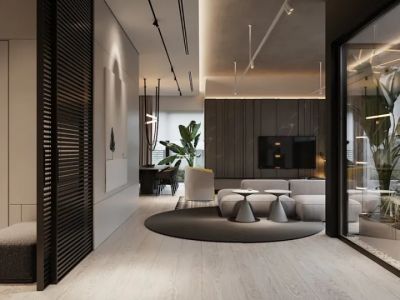 钻石湾213平方四室现代装修案例