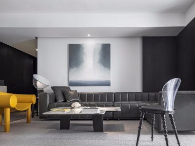 石榴紫宸府现代风三居室128平米设计效果图案例