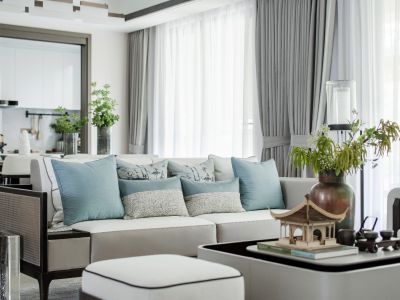 棠悦名筑现代风格125平米装修案例