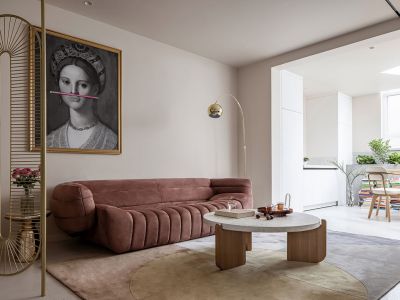 红星紫御华府90平三居室简约风格装修案例