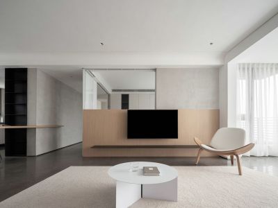 远洋万和四季123平三居室现代简约装修案例